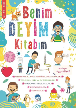 Benim Deyim Kitabım - Seviye 1 – Pınar Türker – Martı Çocuk Yayınları – kitap kapağı