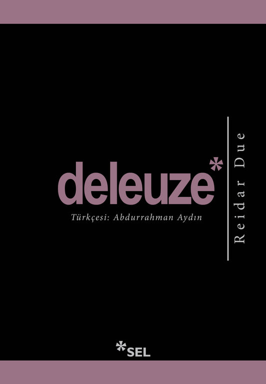 Deleuze – Reidar Due – Sel Yayıncılık – kitap kapağı