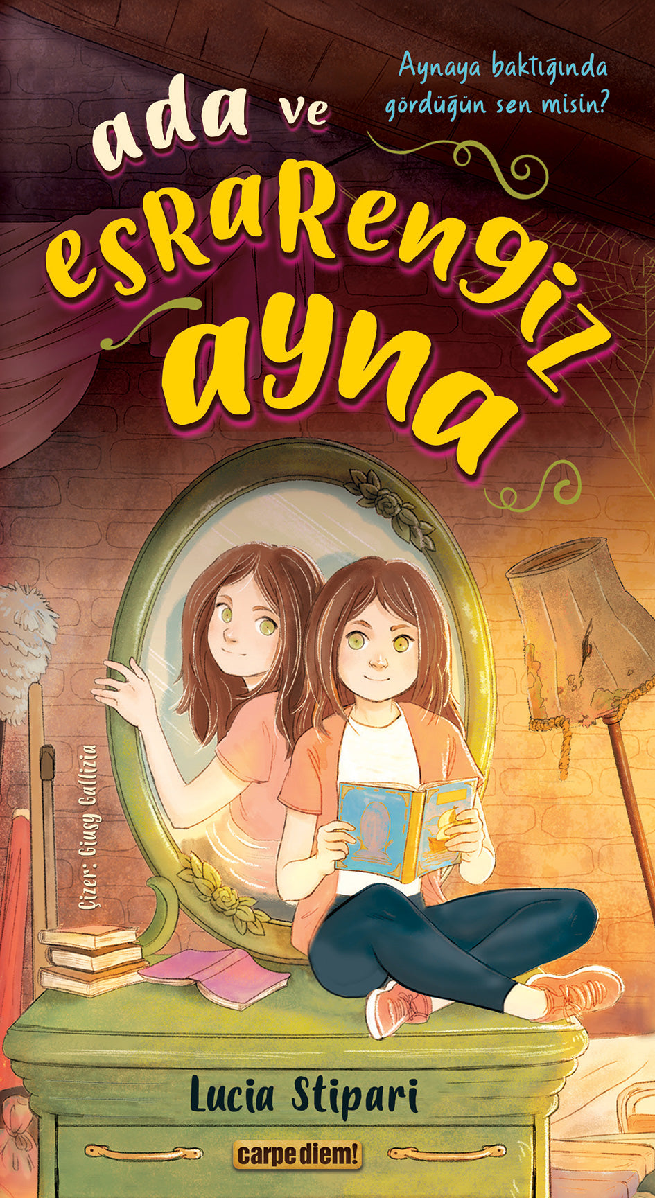 Ada ve Esrarengiz Ayna – Lucia Stipari – Carpe Diem Kitapları – kitap kapağı