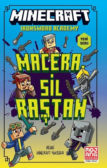 Minecraft-Macera Sil Baştan – Caleb Zane Huett & Alan Batson & Chris Hill – X-Libris – kitap kapağı