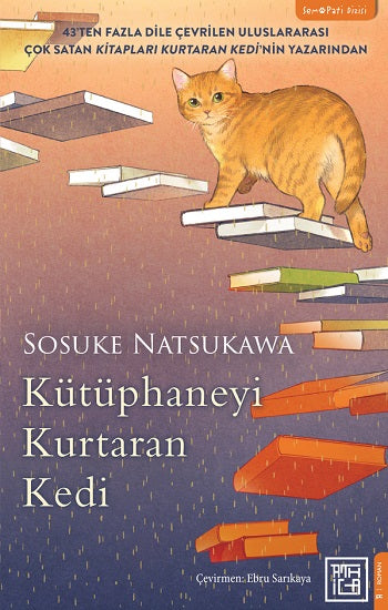 Kütüphaneyi Kurtaran Kedi – Sosuke Natsukawa – Athica Yayınları – kitap kapağı