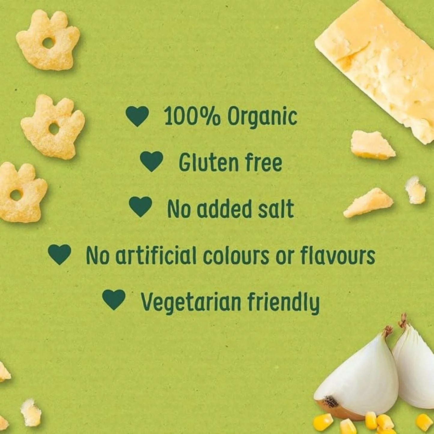 Organix Cheese & Onion Gruffalo Claws Multipack 12+ months 60g (4x15g)