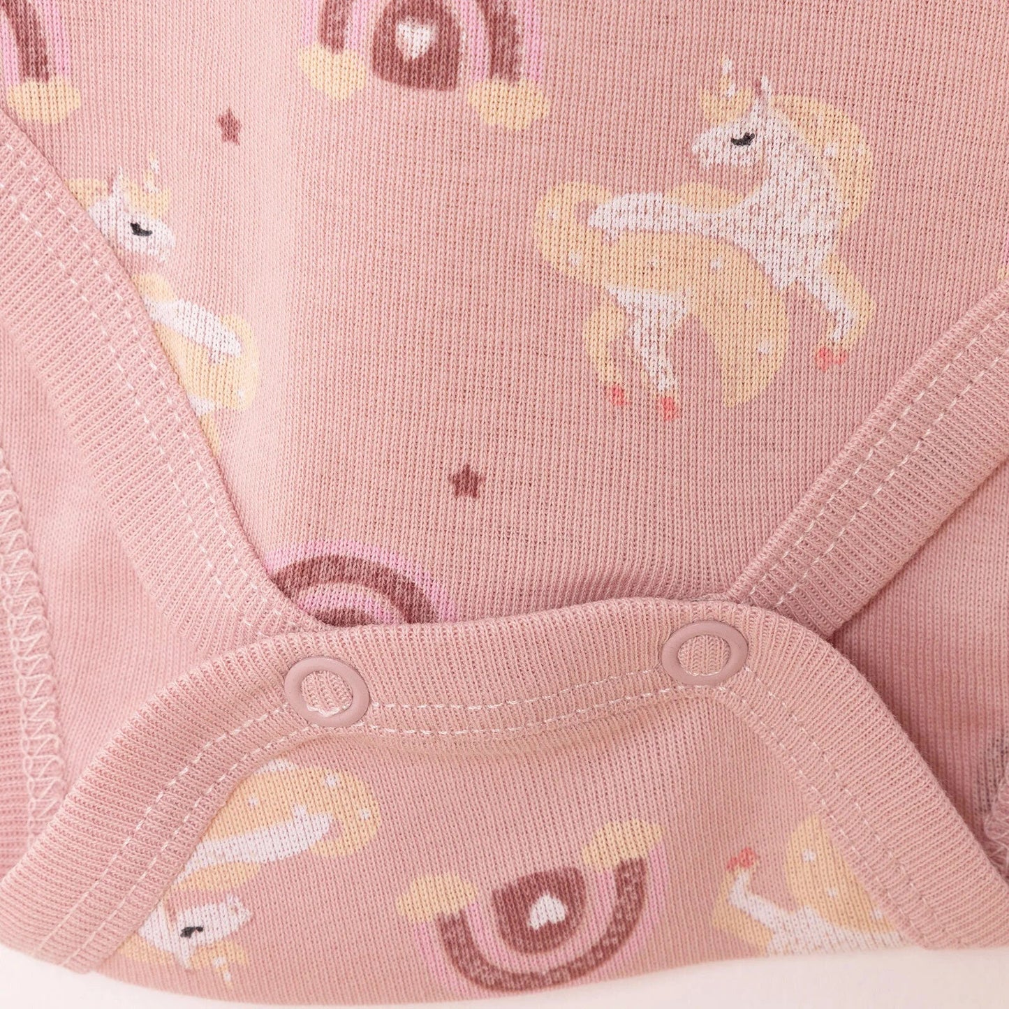 HelloBaby Girl Long Sleeve Bodysuit - Light Rose