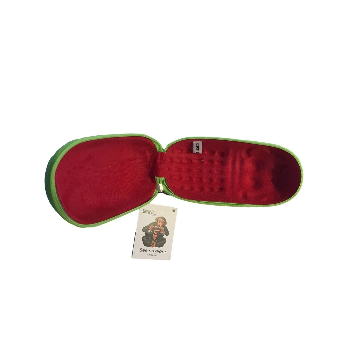 Baby Banz Carry Case for Sunglasses Green Crocodile