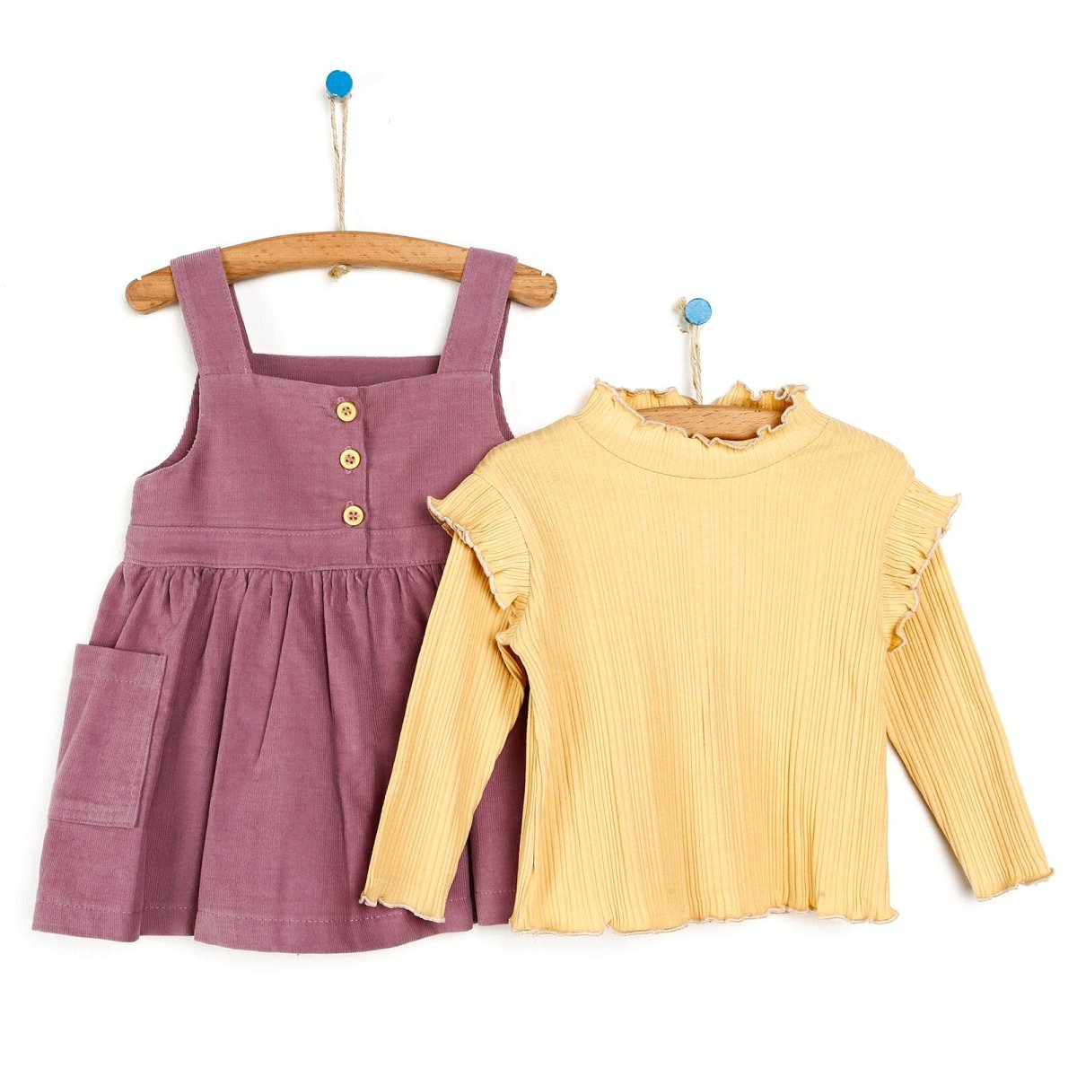 Cassiope Salopette Skirt - Sweatshirt - Damson