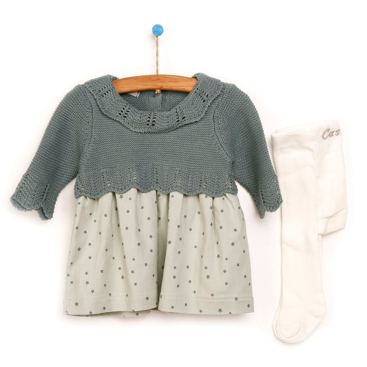 Cassiope Newborn Little Star Dress - Blue