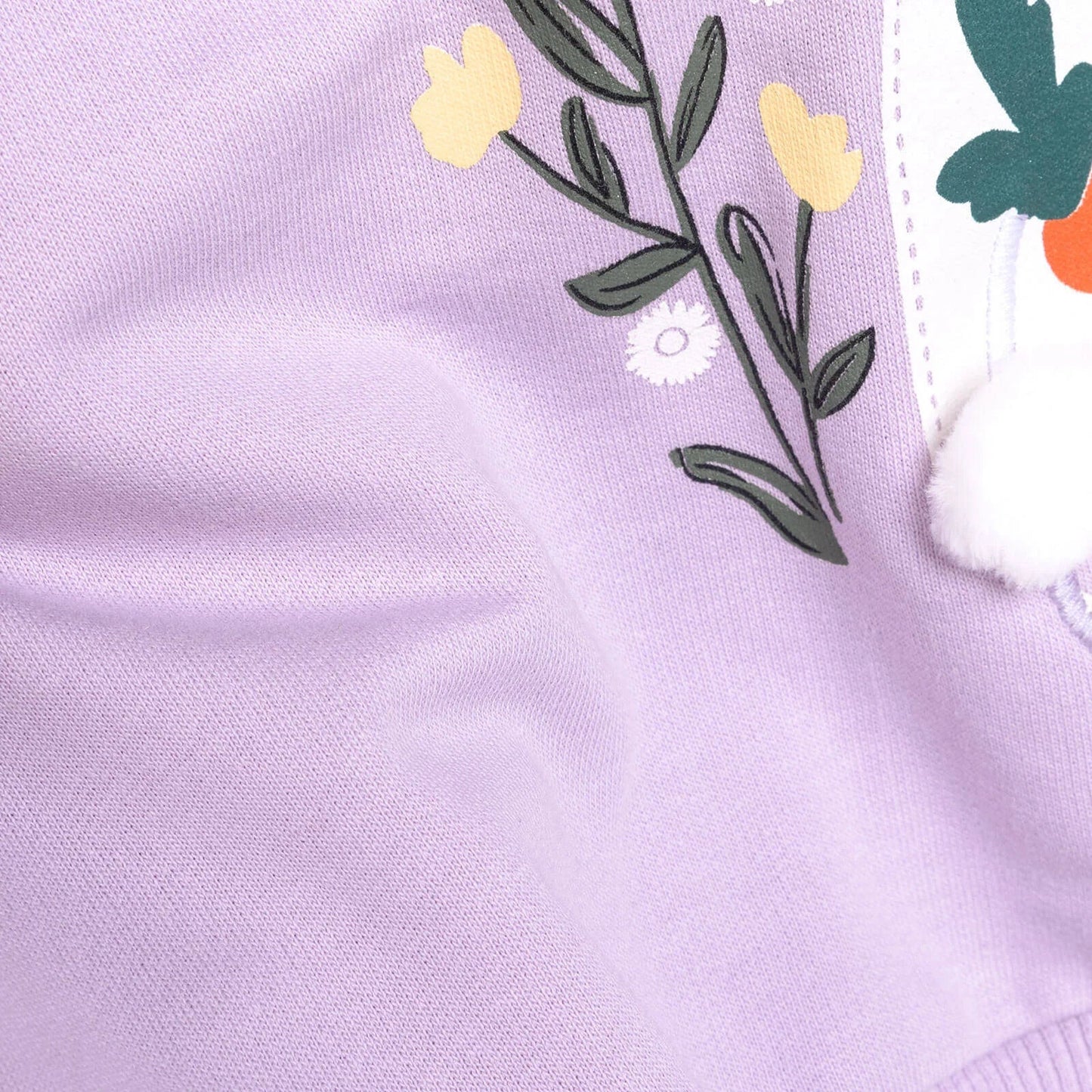 Cocux Baby Girl Cute Animals Tracksuit - Lilac