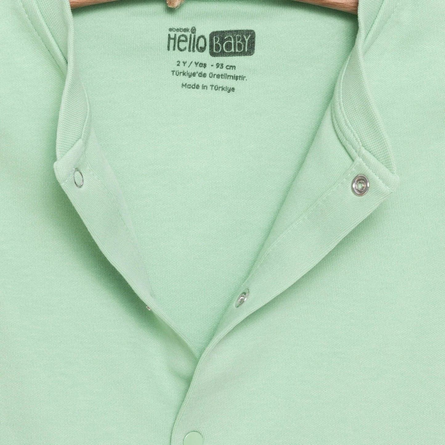 HelloBaby Baby Boy Ribbed Cardigan - Green