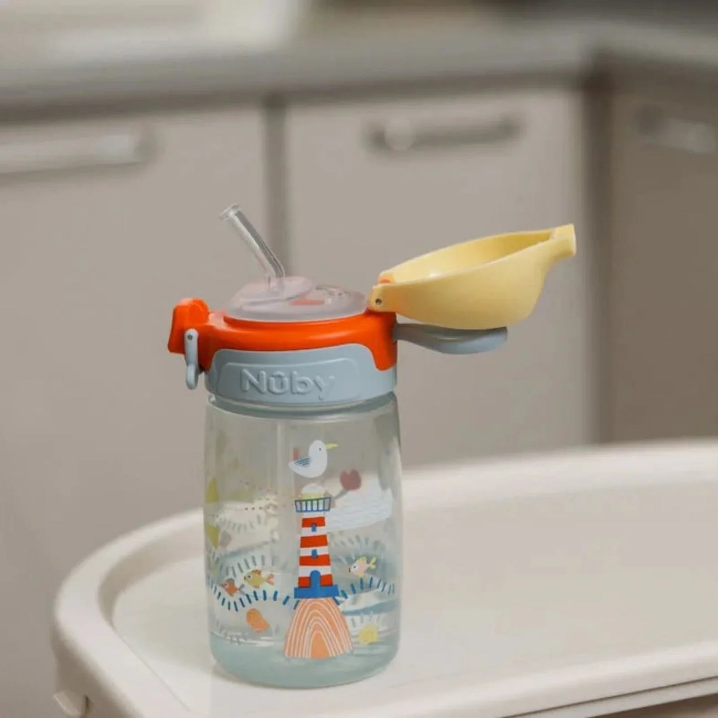 Nuby Super Straw Water Bottle 360ml