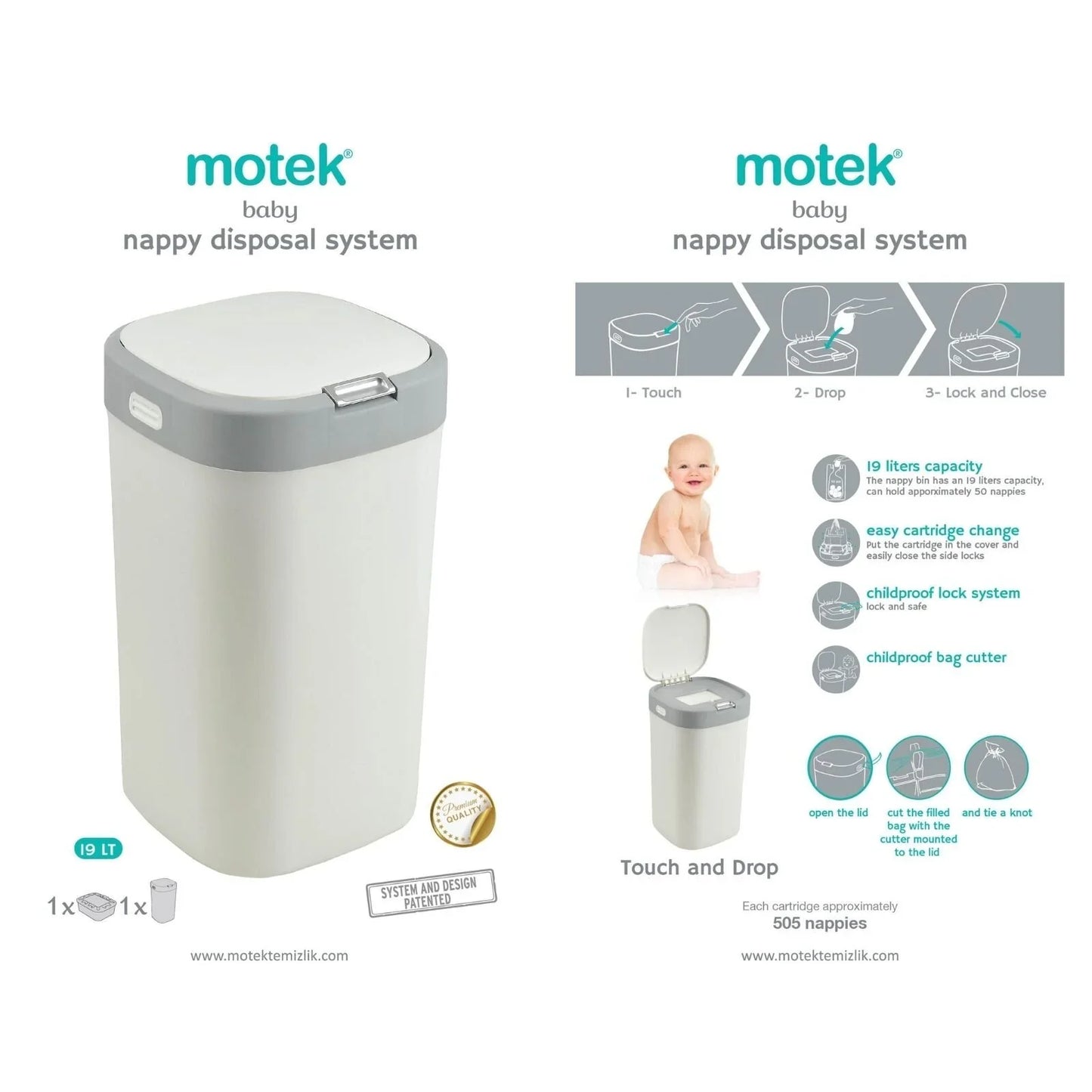 Outlet - Motek Nappy Bin