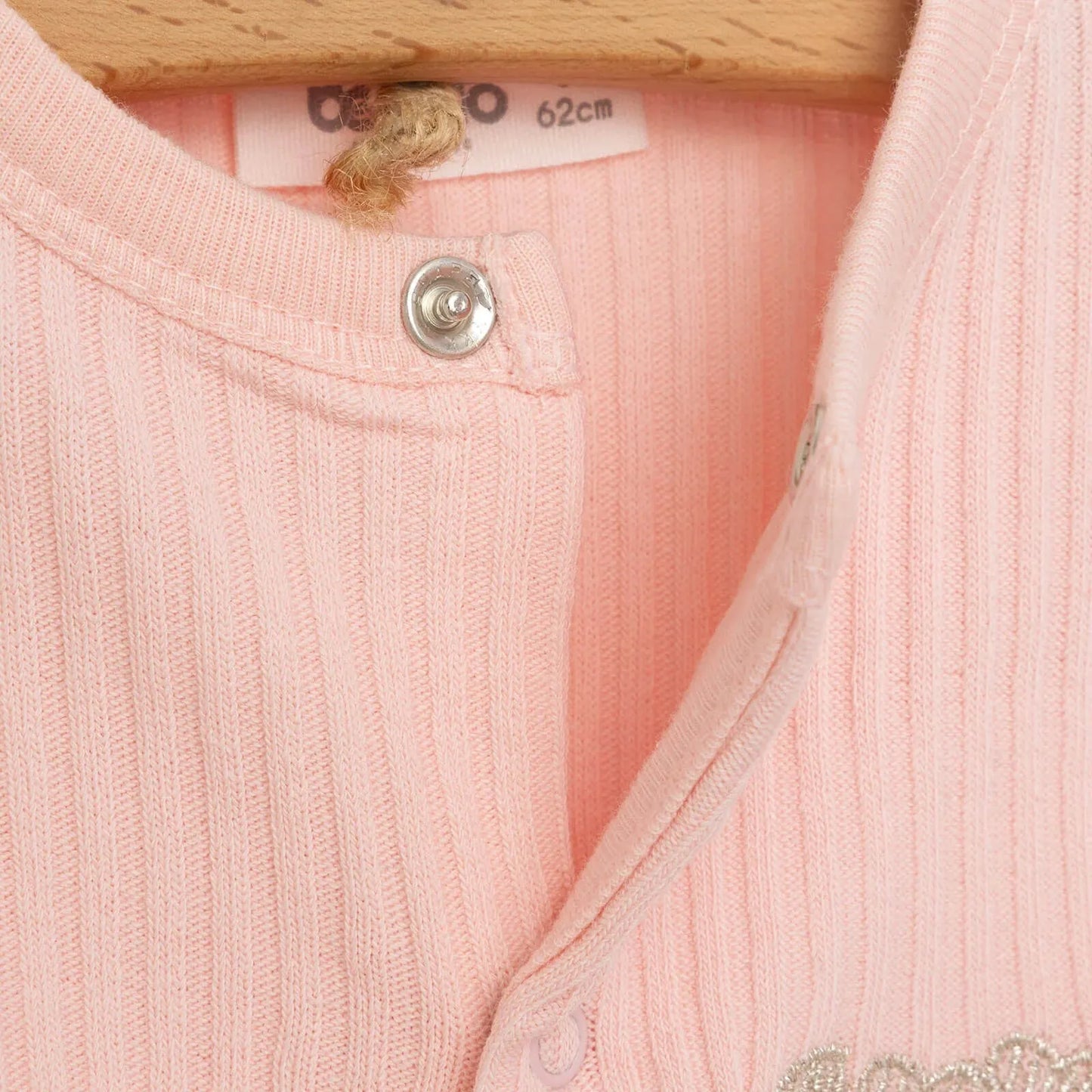 Bebetto Newborn Good Wishes Jumpsuit - Pink