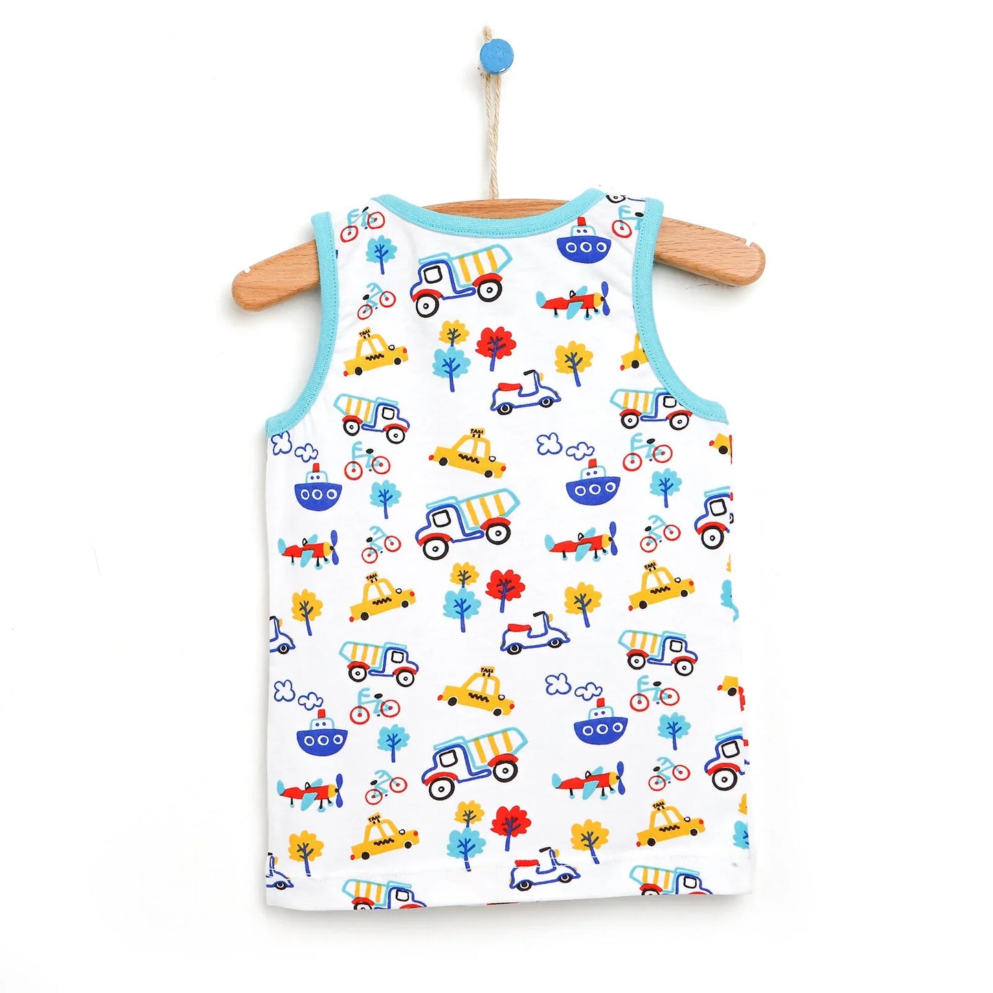 HelloBaby Basic Baby Boy Tank Top - White