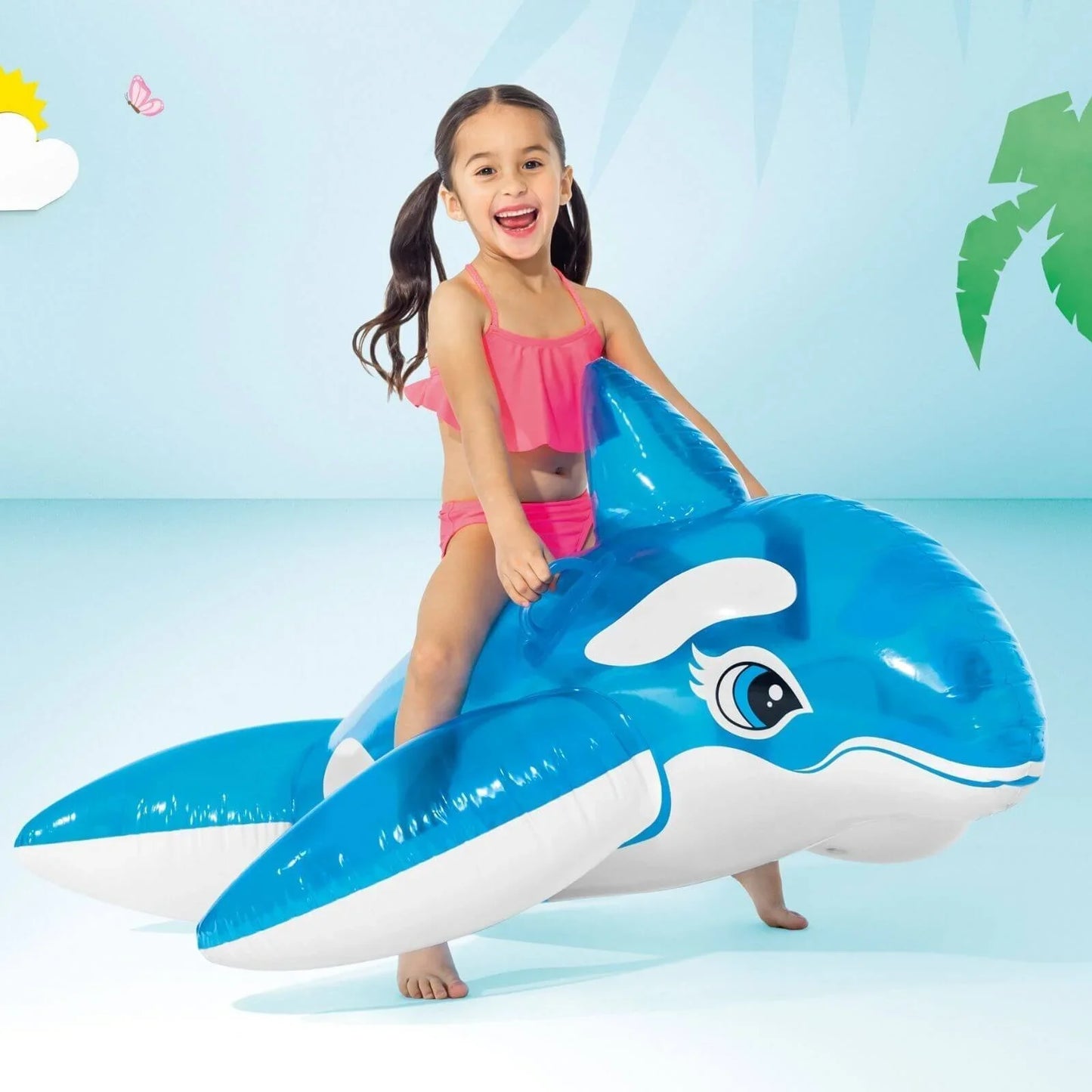 INTEX 60" Little Whale Ride-On