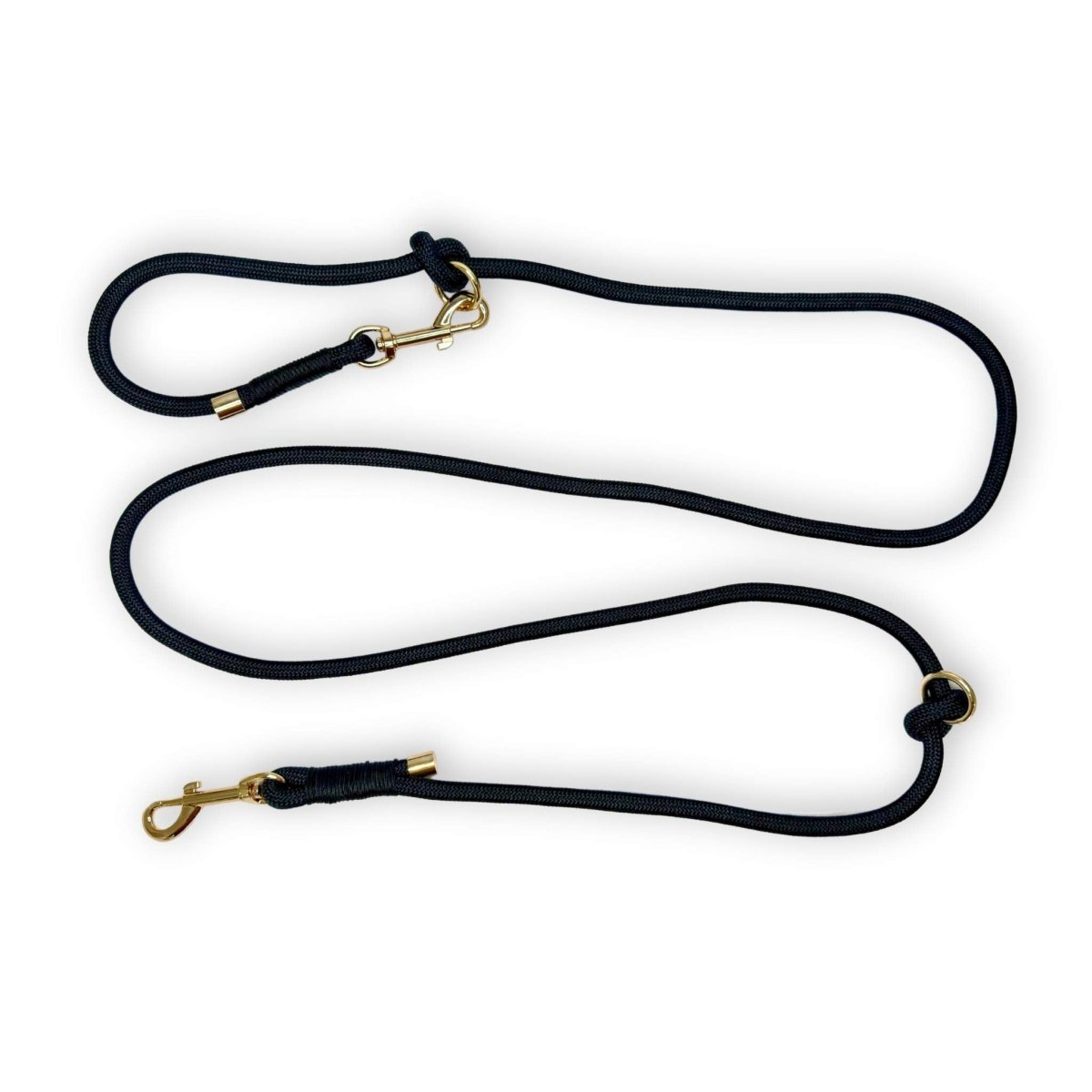 6ft Rope Lead - Black - mezetto PupClub Couture PupClub Couture