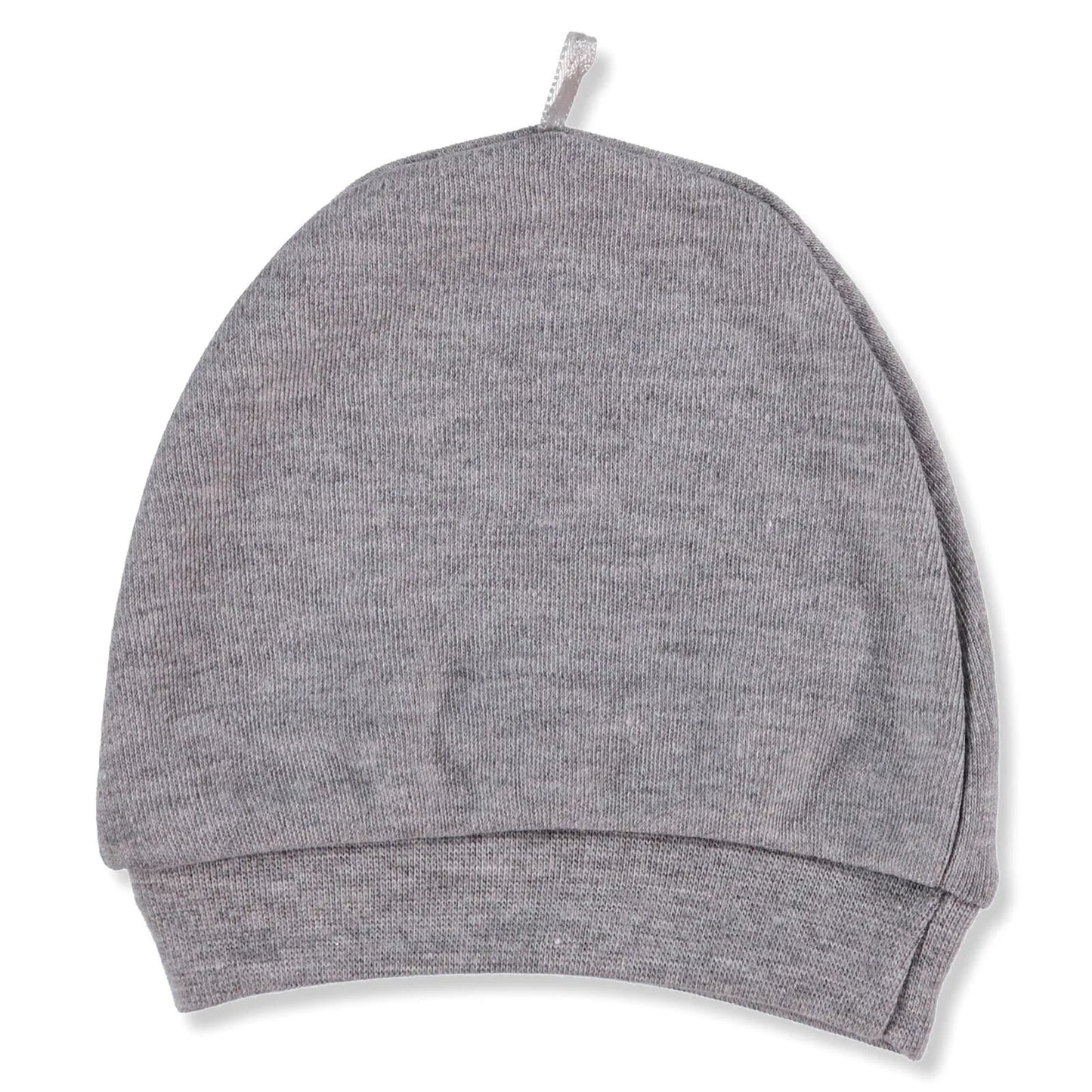 HelloBaby Newborn Basic Hat - Grey Melange