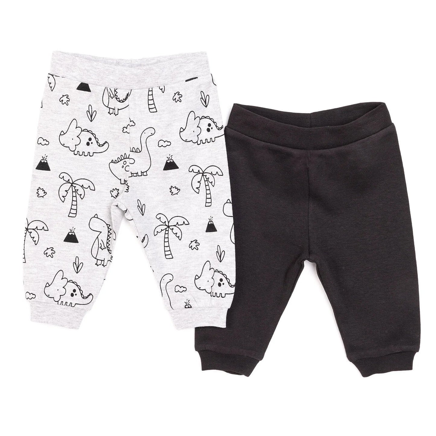 Hellobaby Baby Boy Basic Joggers 2 pcs - Black