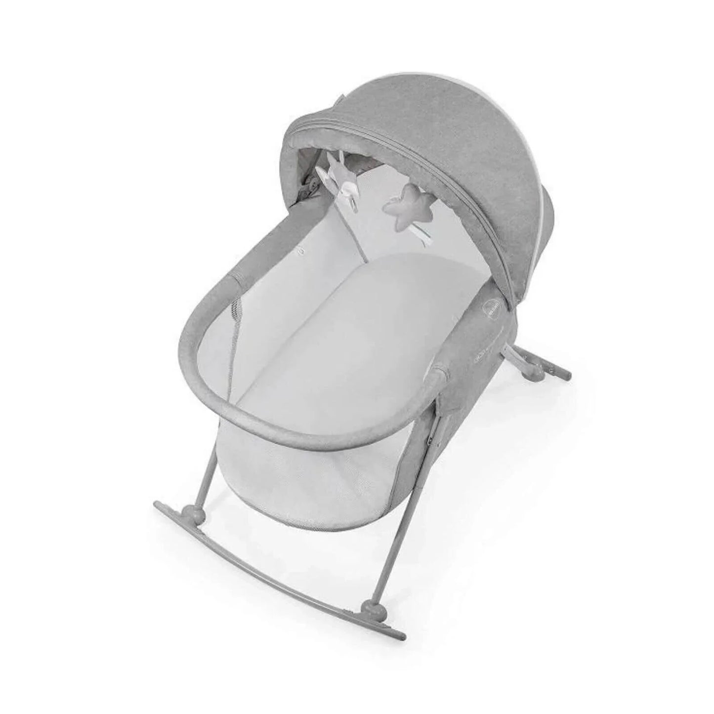 Kinderkraft LOVI 3-in-1 Baby Crib - Grey