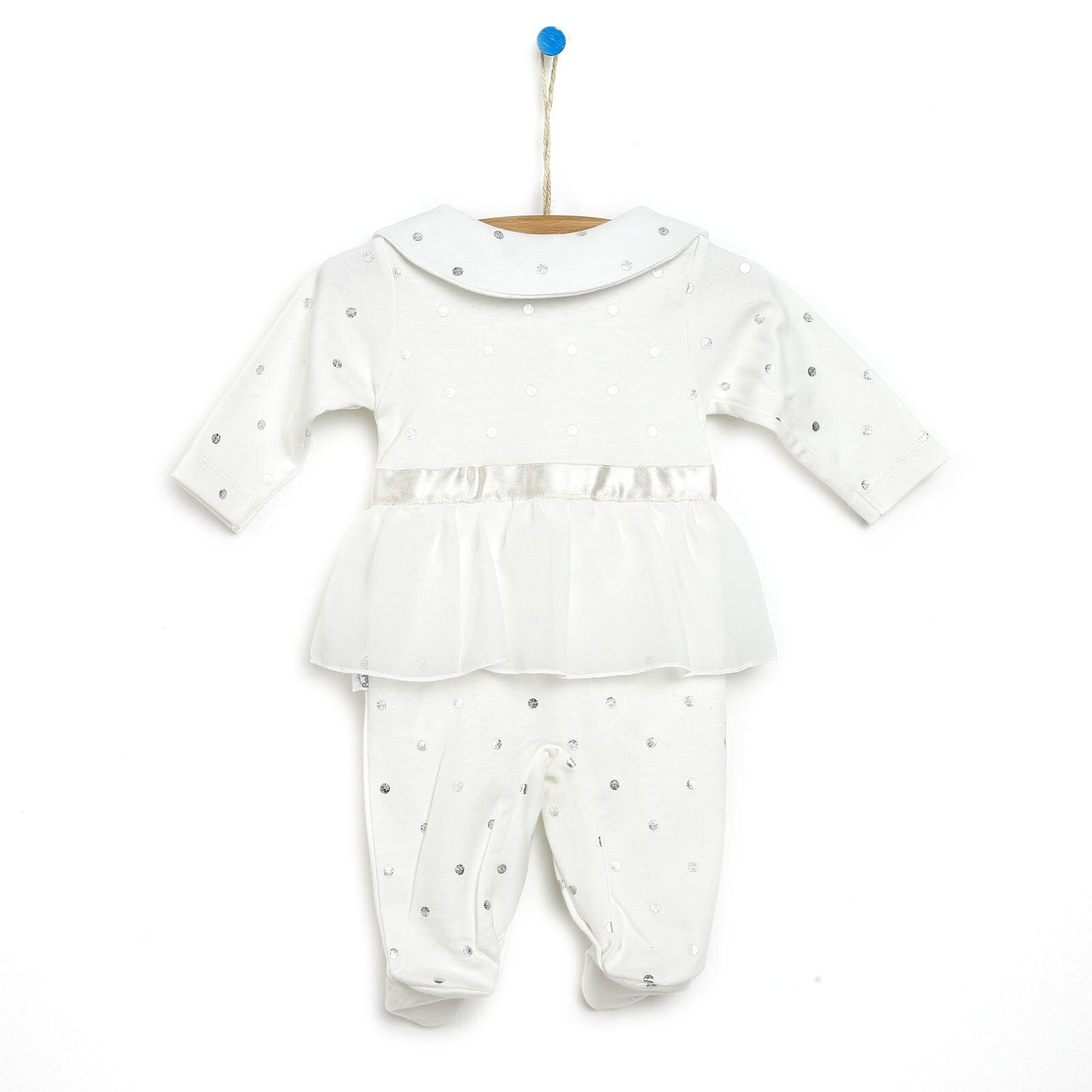 Bebetto Footed Jumpsuit - Ecru