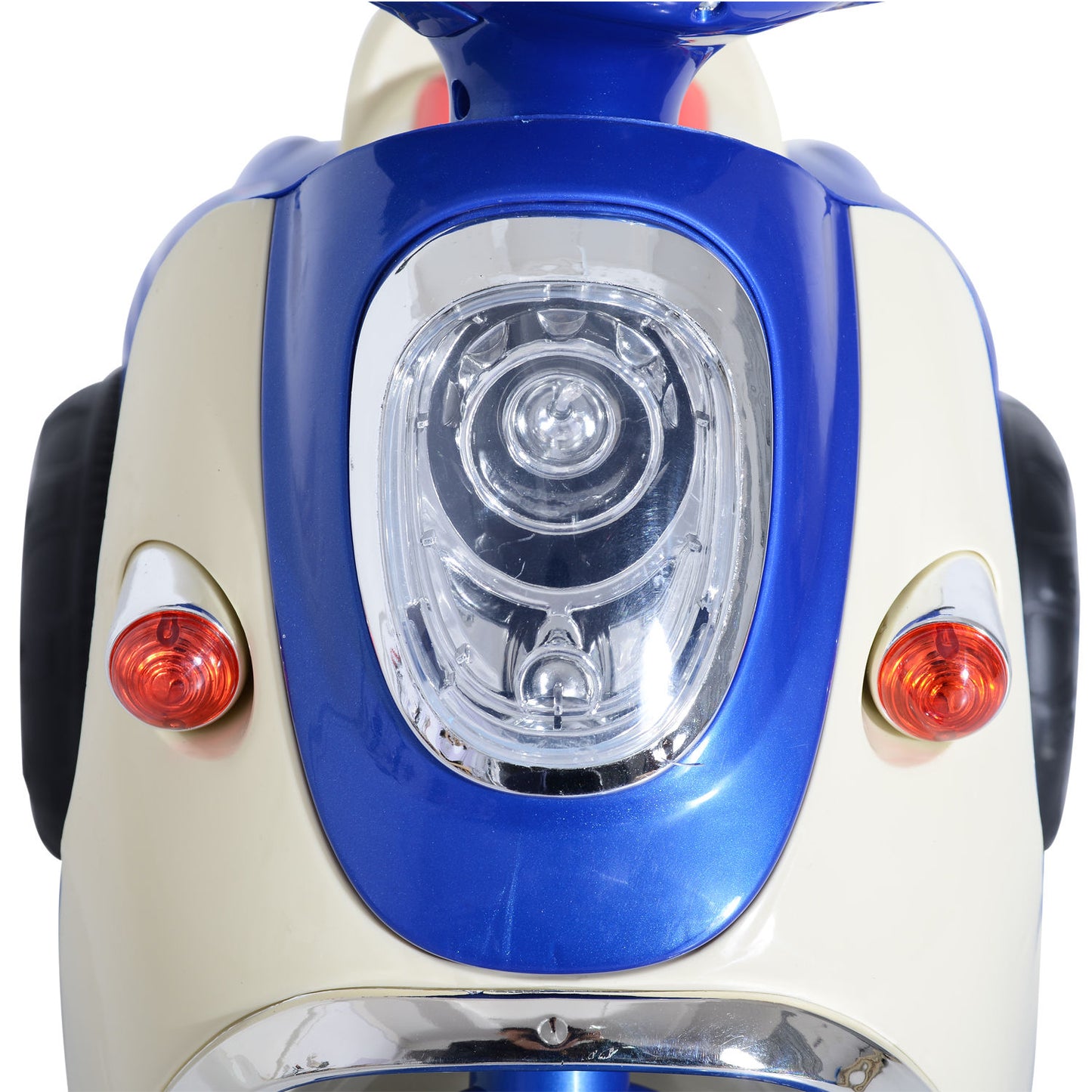 HOMCOM Electric Ride on Toy Tricycle Car-Blue-7
