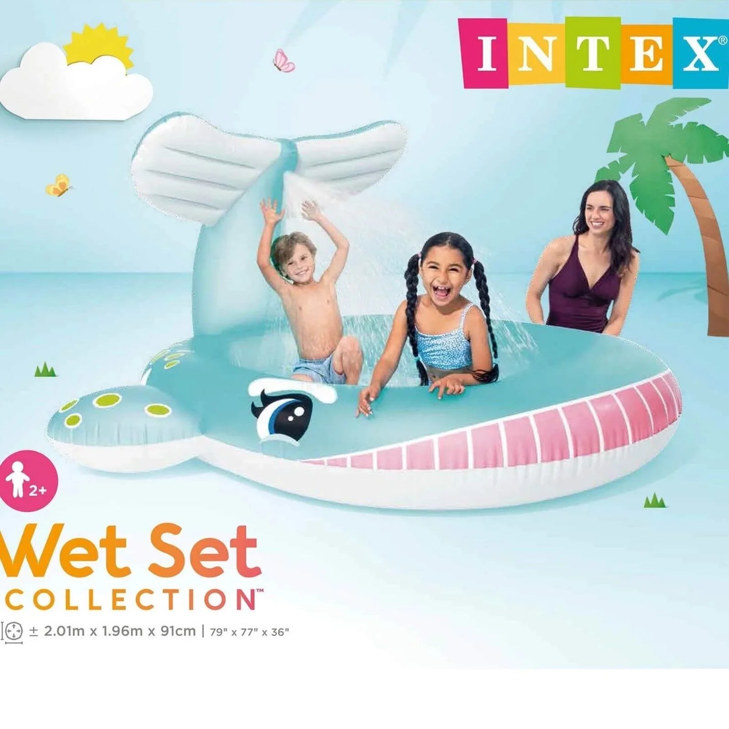 INTEX Whale Spray Pool