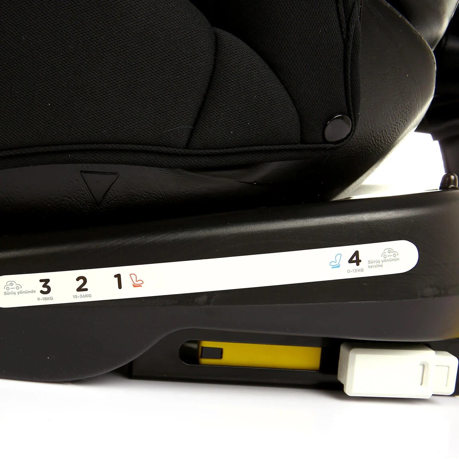 baby plus Orbitfix Group 0/1 Baby Car Seat - Black Red