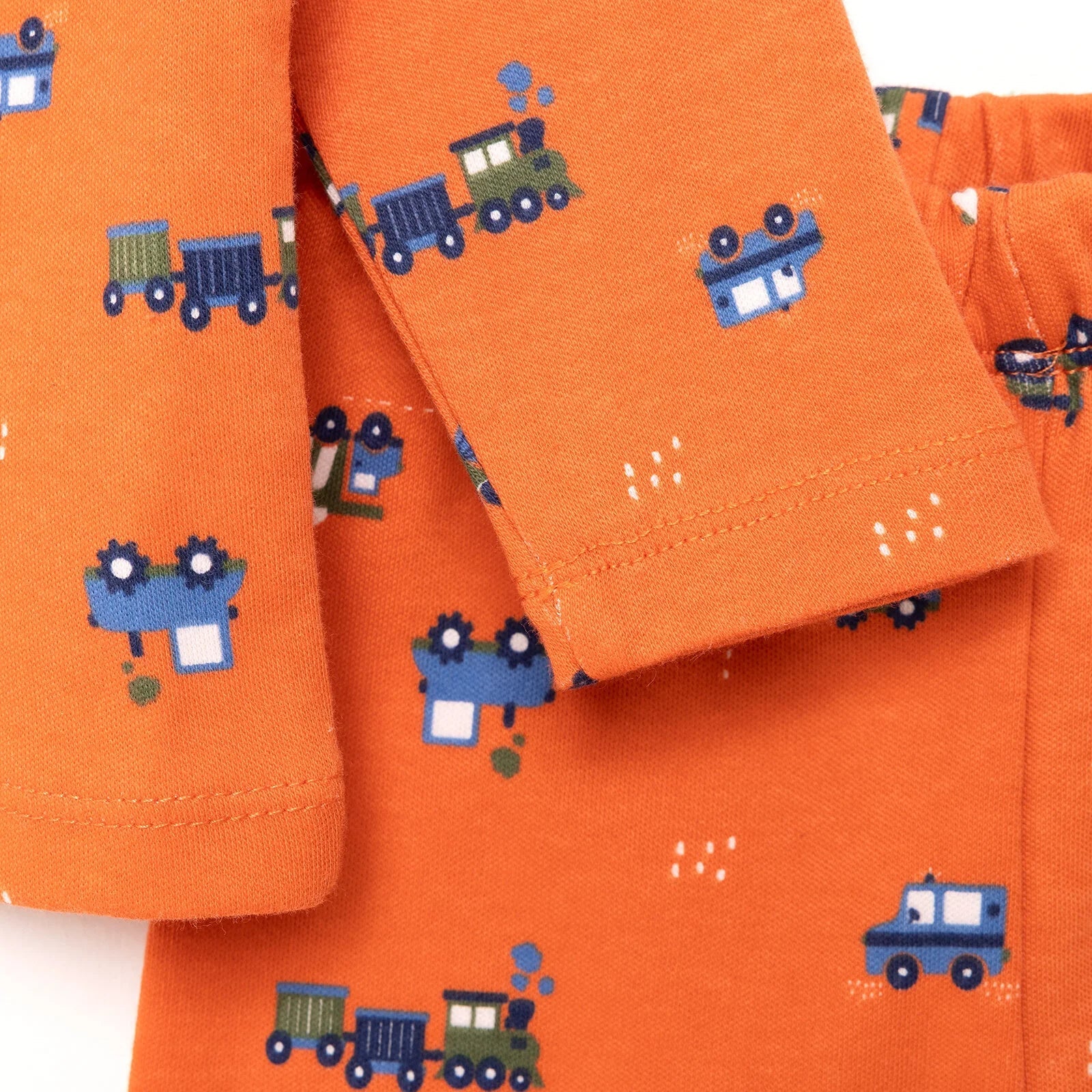 HelloBaby  Baby Boy Long Sleeve Pyjamas Set - Orange