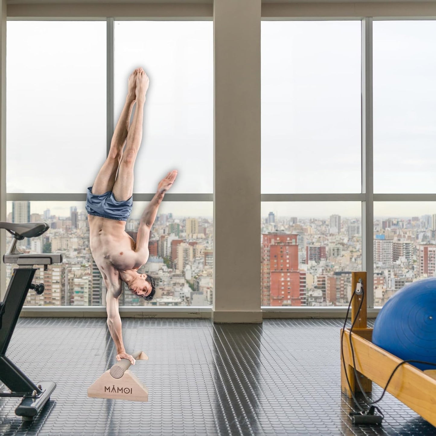 MAMOI 100 cm balance beam, balance stones, balance beam, balance stones for children and adults.-2