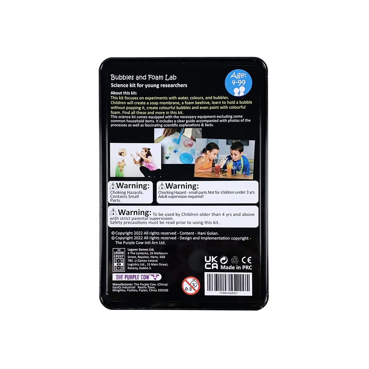 The Purple Cow Crazy Scientist LAB Bubbles & Foam