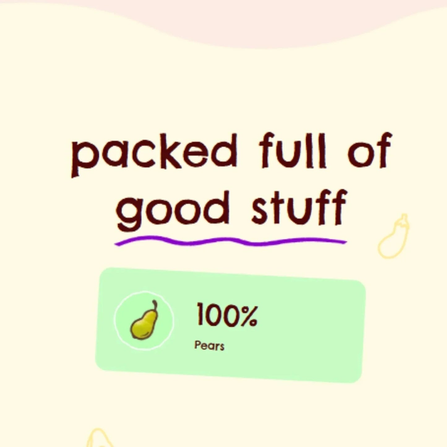 Ella's Kitchen Organic Pears First Tastes Baby Food Pouch 4+ months 70g