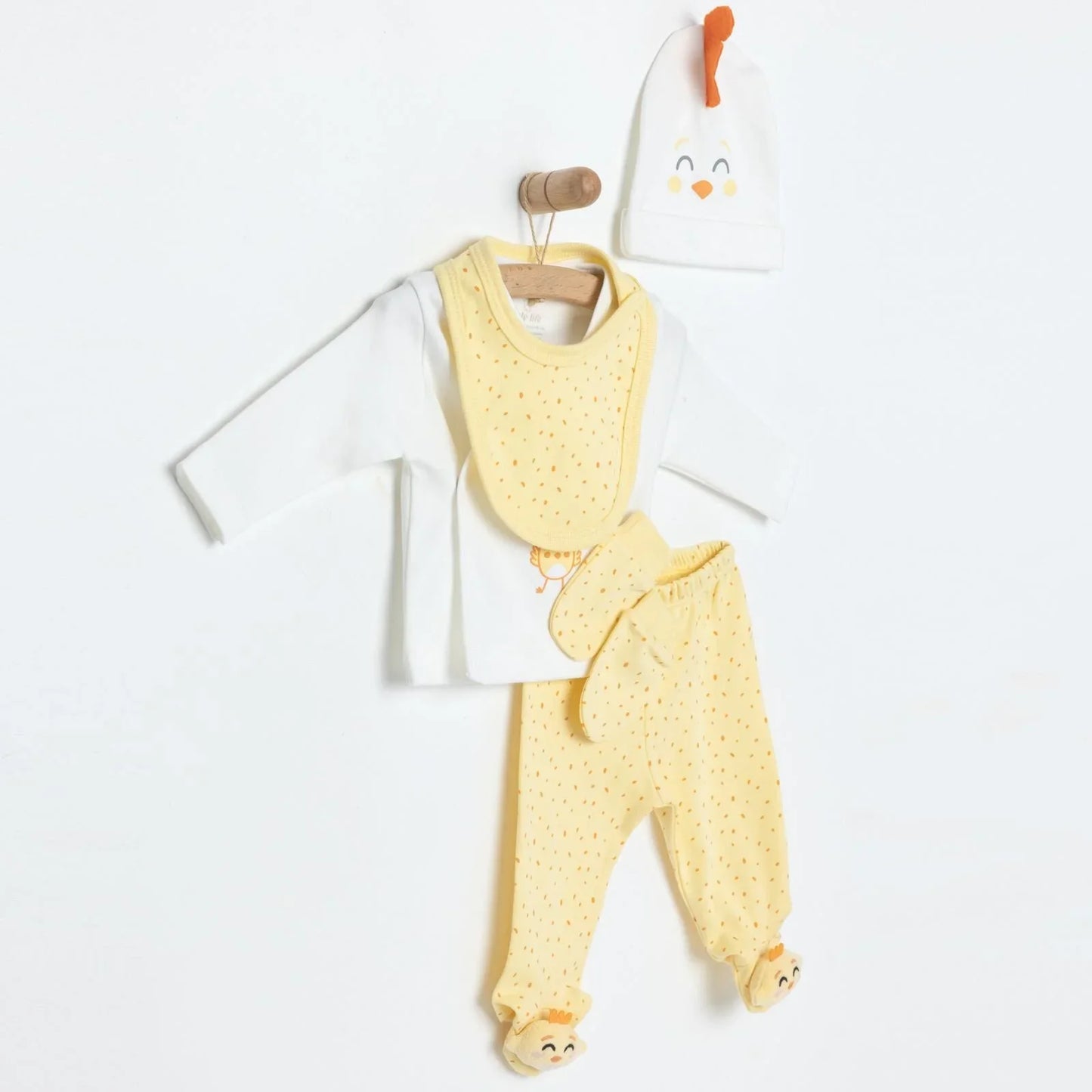 Little Life Girl 5 Piece Newborn Set - Yellow