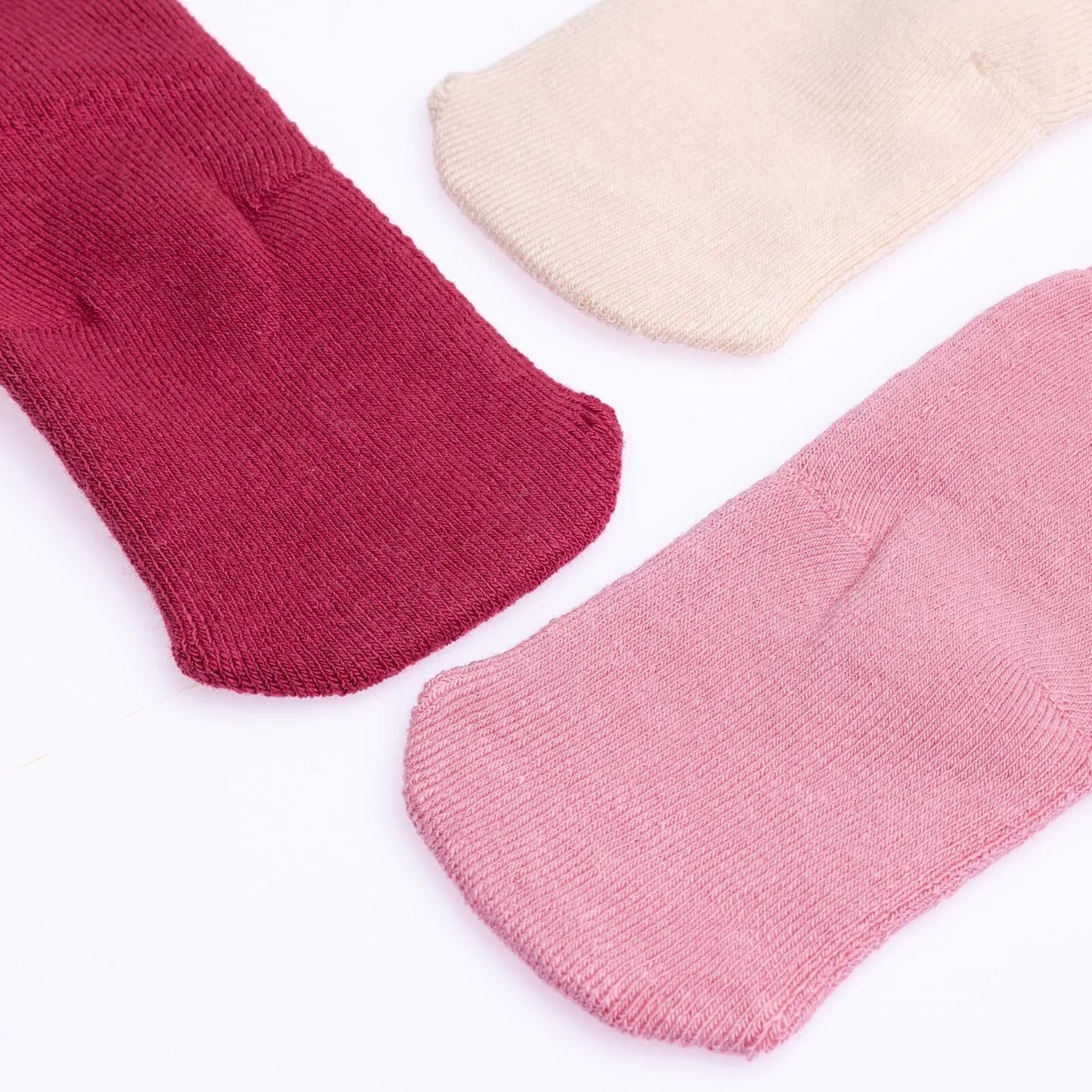 HelloBaby Girl Chenille Socks 3 Pack - Light Rose