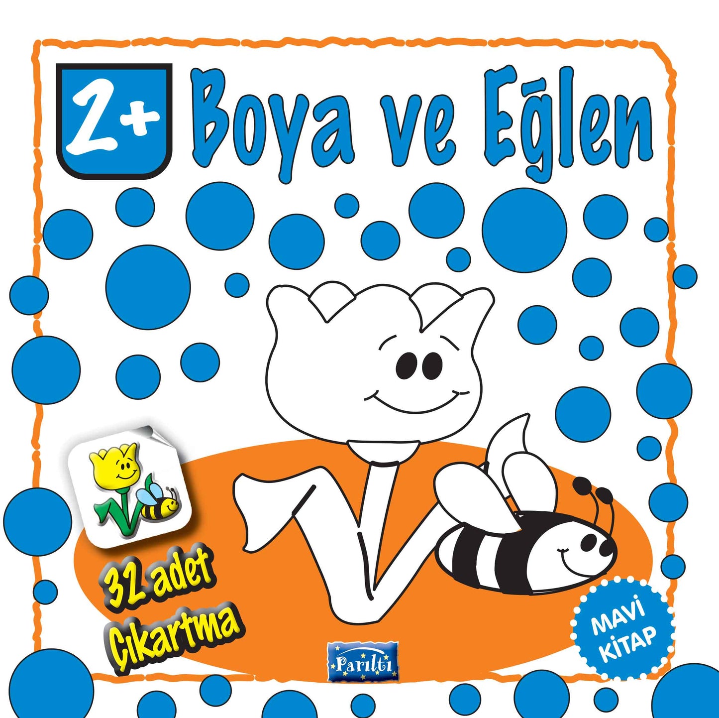 Boya ve Eğlen Mavi Kitap - Parıltı Yayınları Kitap