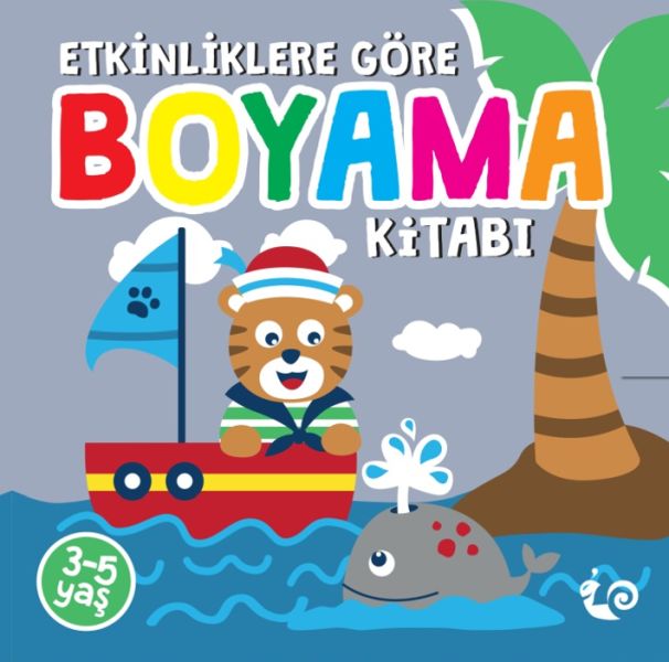 Etkinliklere Göre Boyama Kitabı - Gri – Sunguralp Şolpan – Çikolata Yayınevi – kitap kapağı