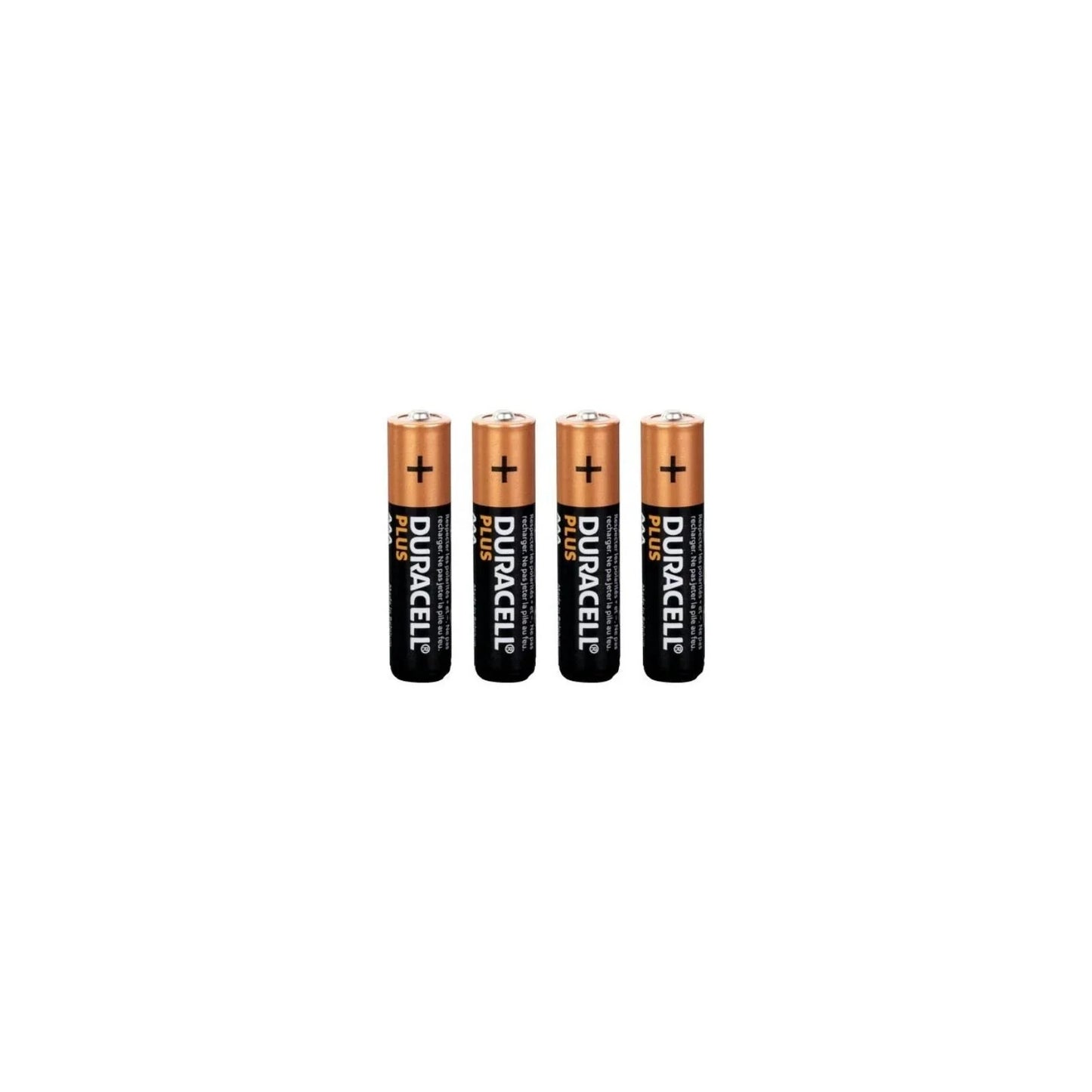 Duracell Plus AAA Alkaline Batteries 4 pcs