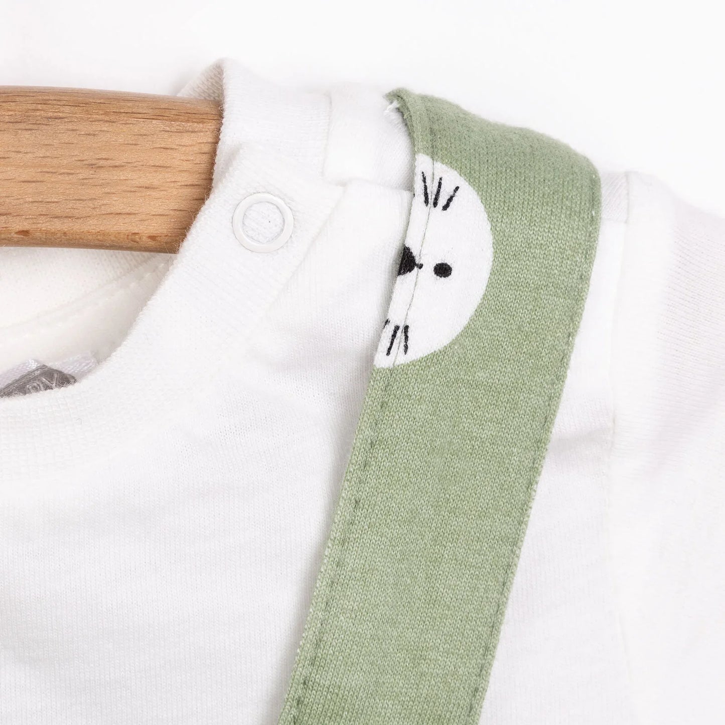 HelloBaby Basic Boy Overall Short - White