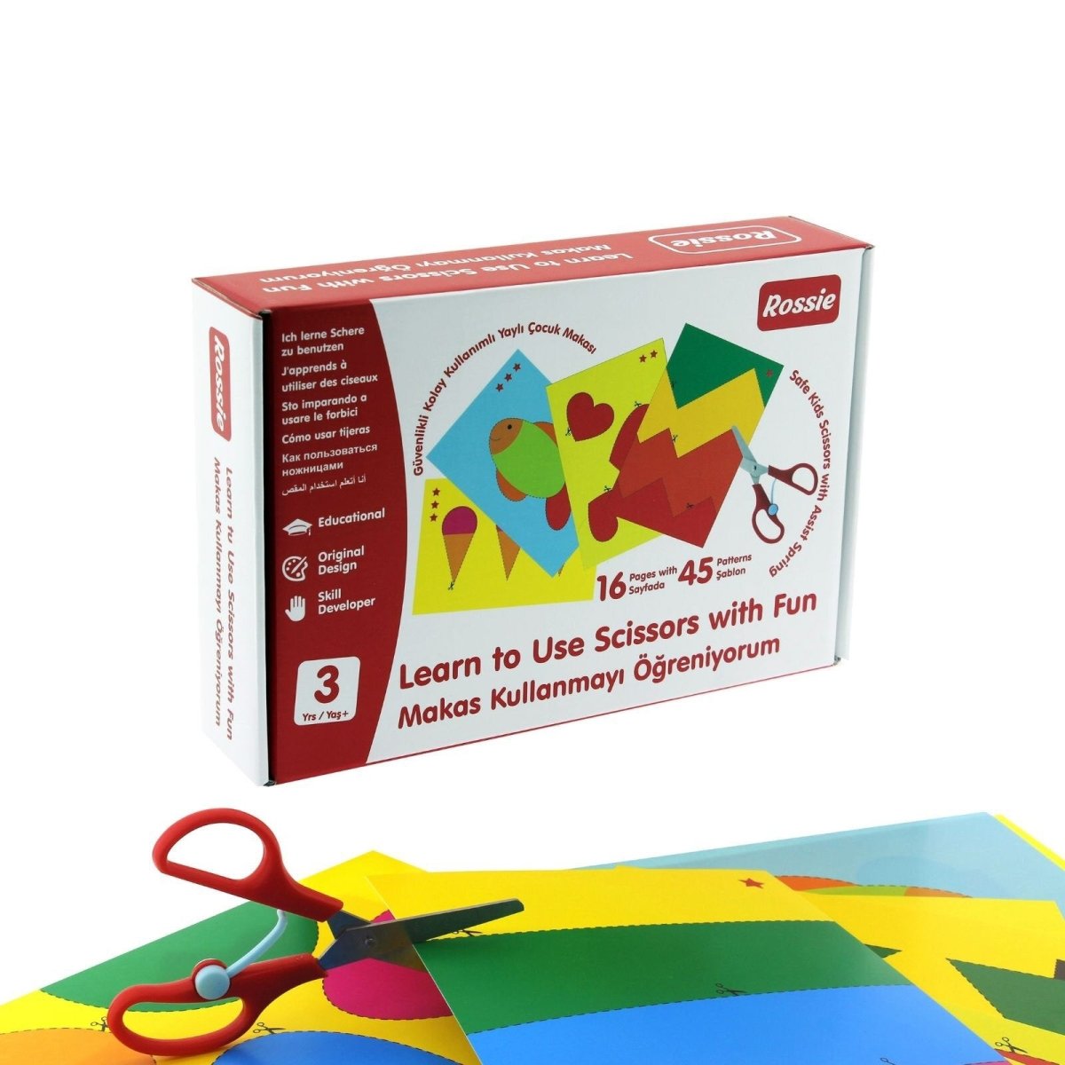 Rossie Learn to Use Scissors with Fun