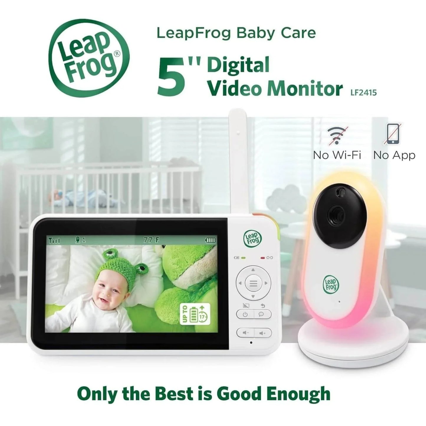 LeapFrog 5" Night Light Video Monitor