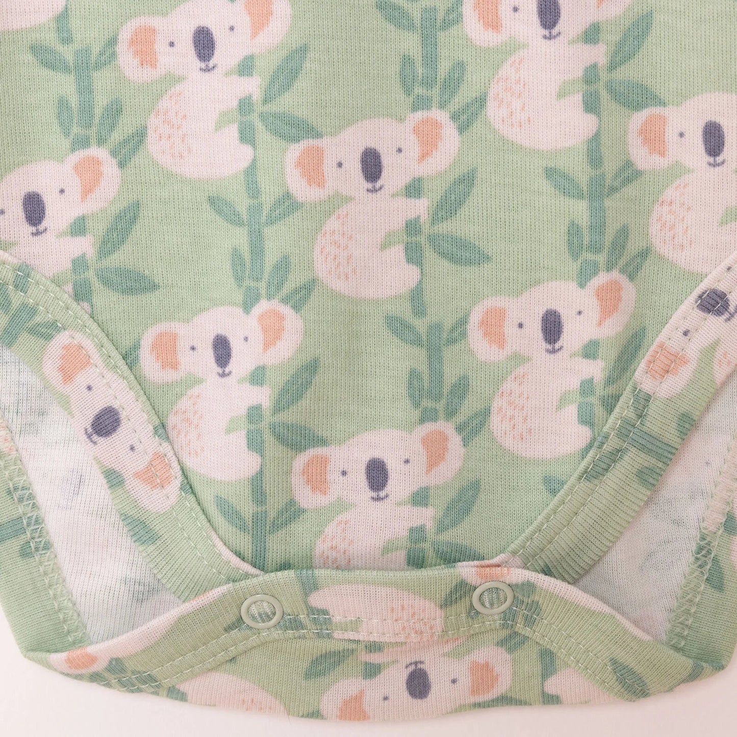 HelloBaby Boy Long Sleeve Bodysuit - Light Green