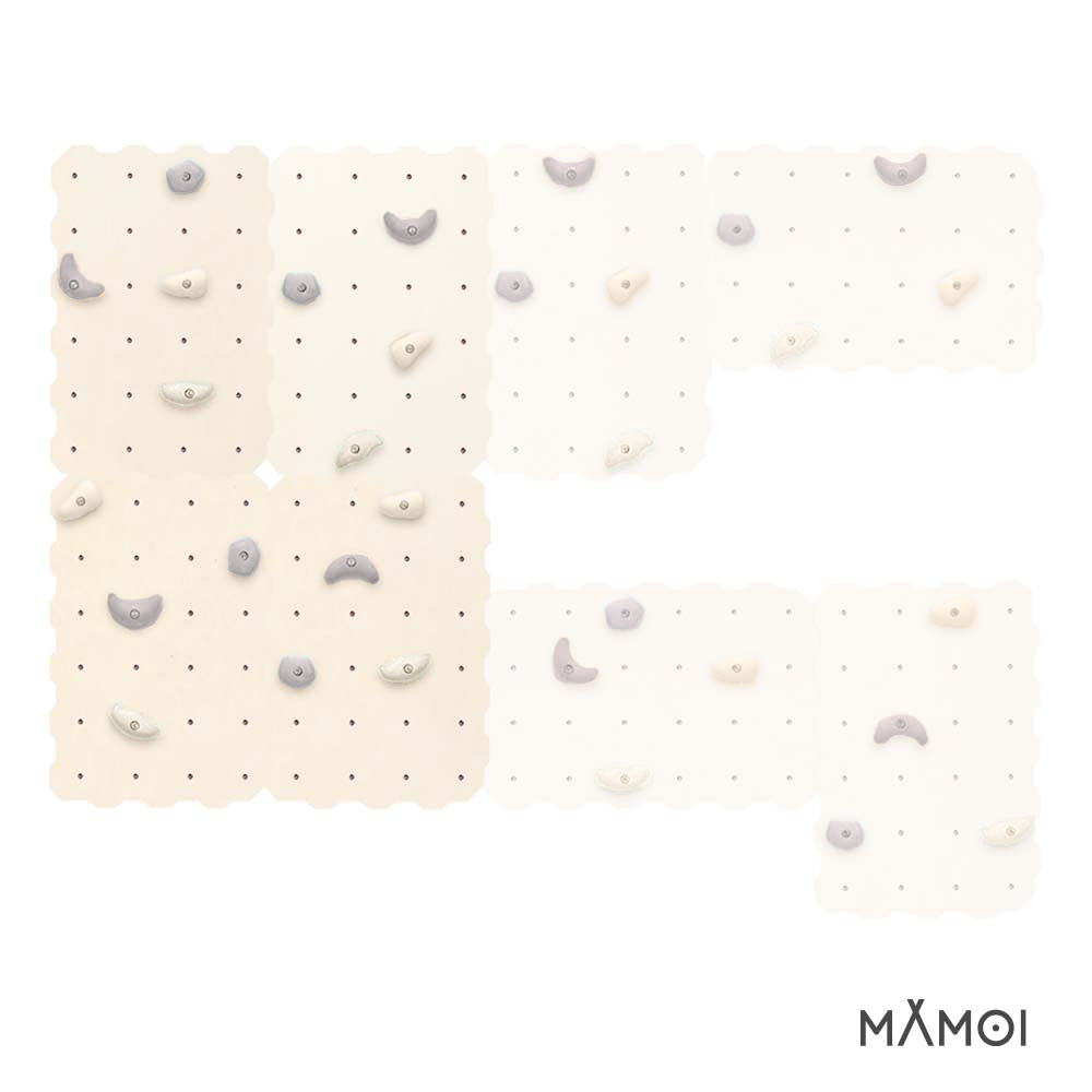 MAMOI® Climbing wall for kids, Wooden frame for toddlers, Play equipment with rock holds for toddler, Indoor baby and childrens frames montessori from age 3 years old-3