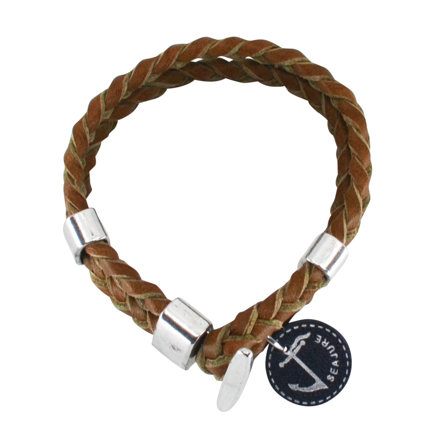 Braided Leather Corfu Bracelet-1