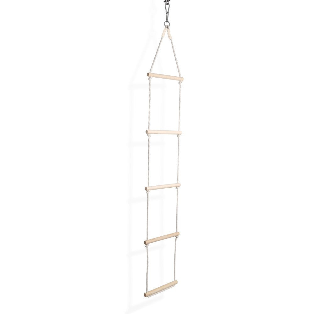 MAMOI® Rope ladder durable climbing ladder for children made of wood and cotton cord | Scandinavian design | 100% ECO | Made in the EU-0