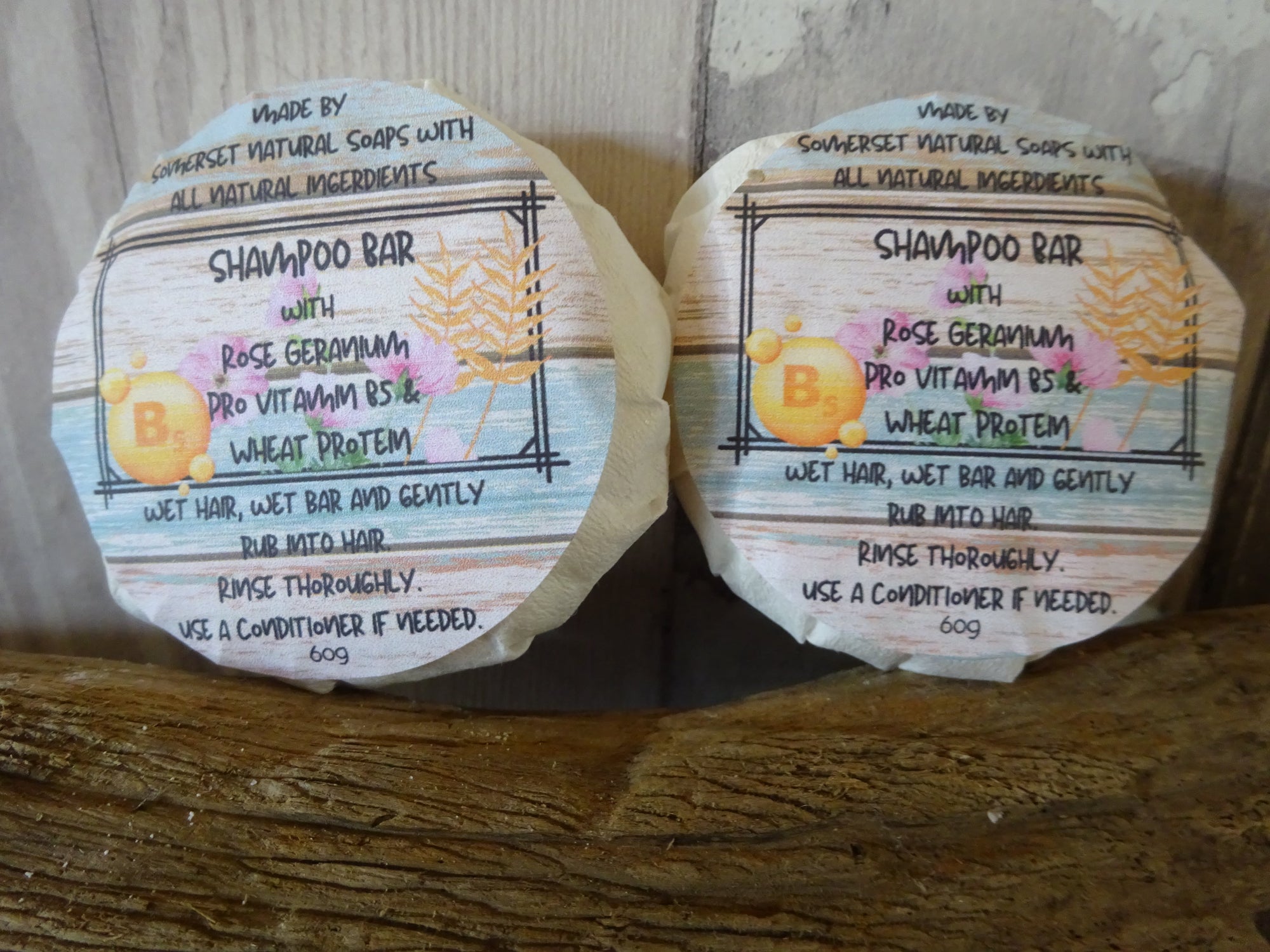 Rose Geranium Solid Shampoo