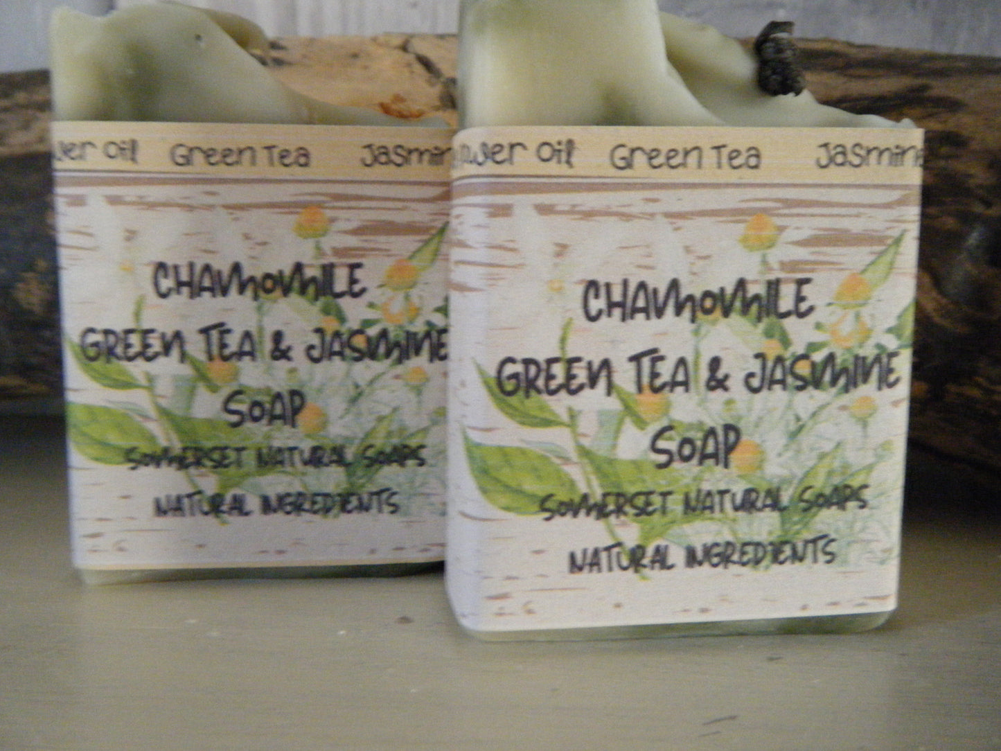 Chamomile Green Tea & Jasmine Vegan Soap