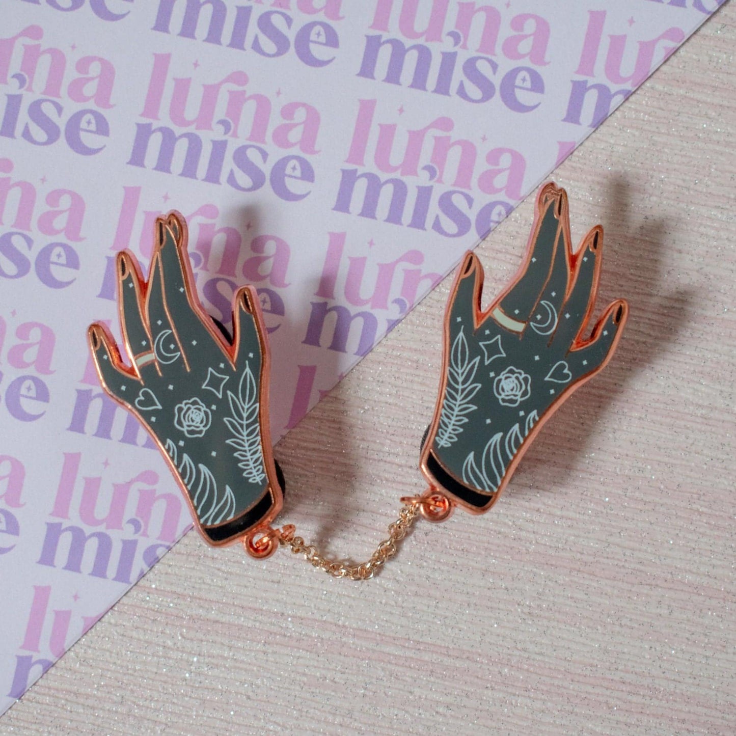 Rose Gold Witchy Hands