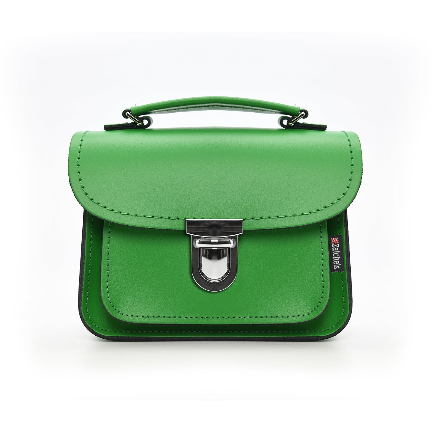 Luna Handmade Leather Bag - Green-0