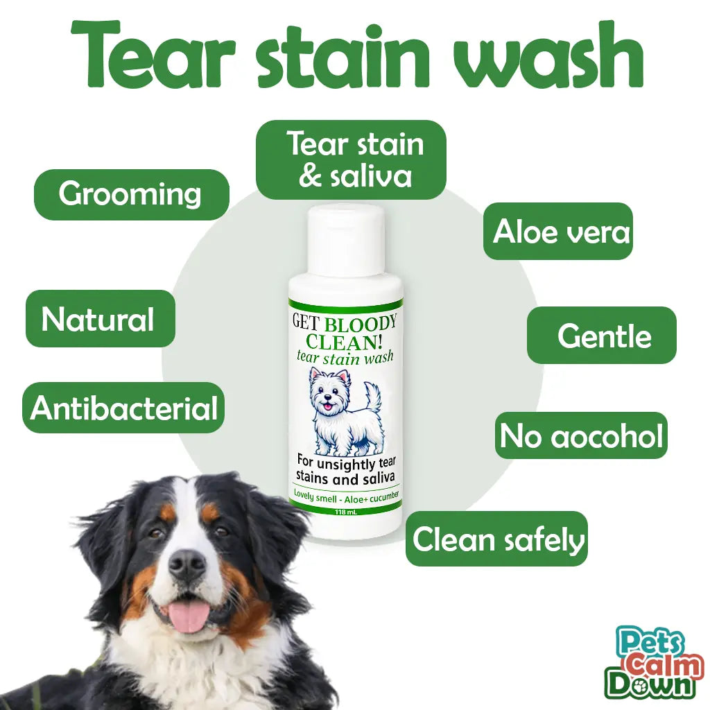 Tear Stain Remover. Gently Remove Eye Residue & Prevent Stains