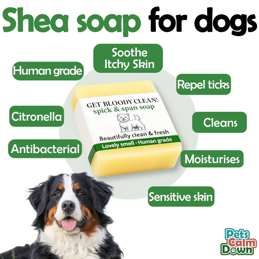 Soothing Soap Bar. Scratching, Fleas & Mites. Neem Oil & Tea Tree - Natural Treatment & Insect Repellent 80g