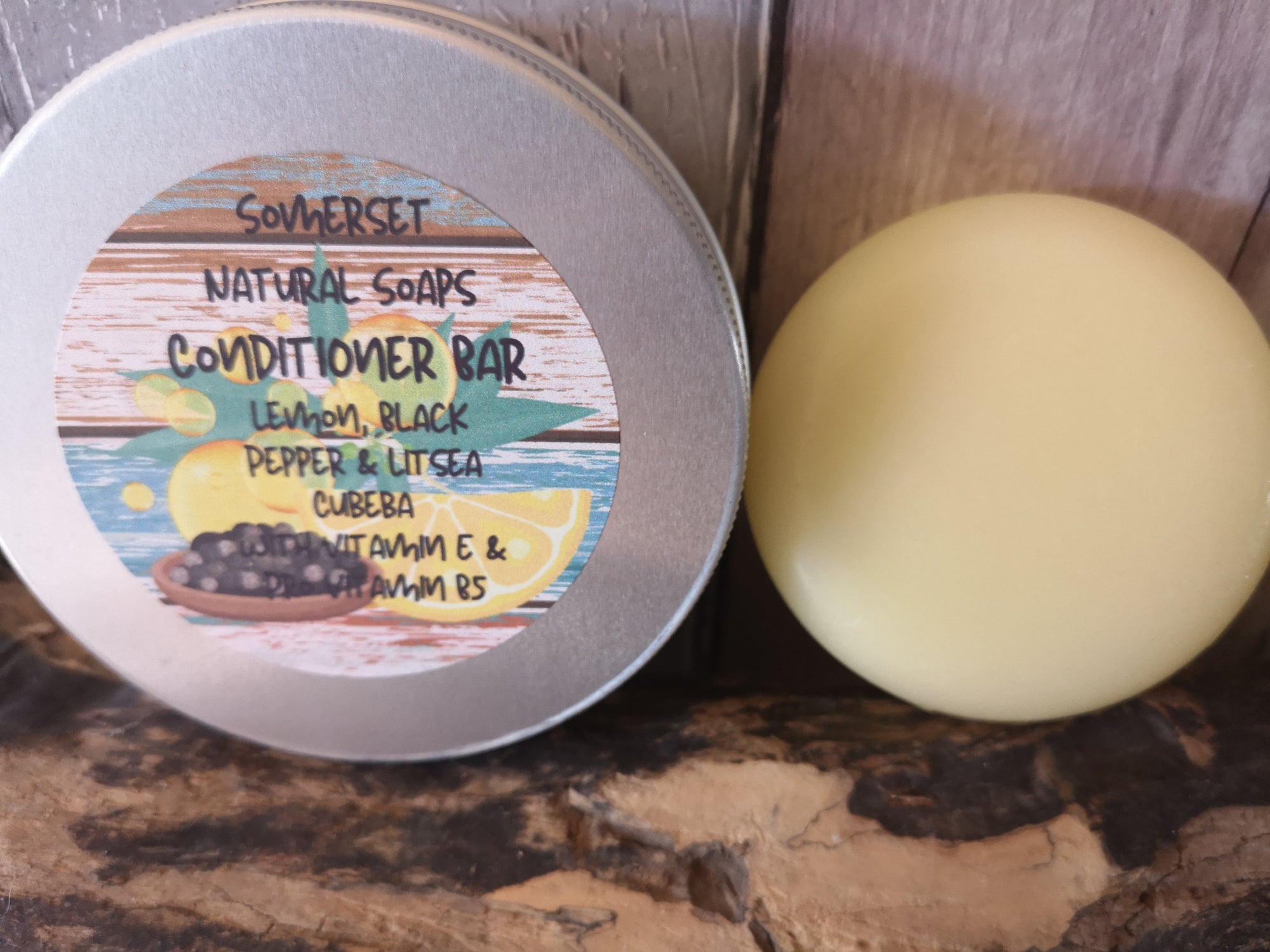 Conditioner Bar Lemon, Litsea Cubeba & Black Pepper