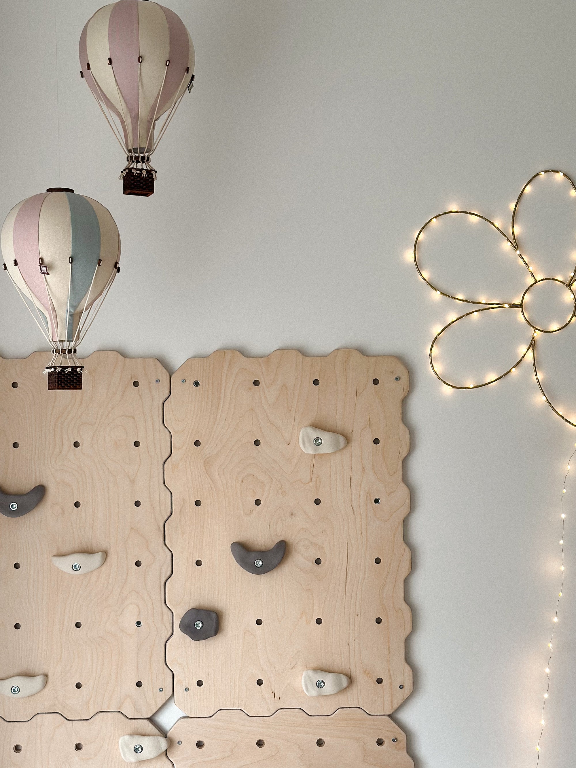 MAMOI® Climbing wall for kids, Wooden frame for toddlers, Play equipment with rock holds for toddler, Indoor baby and childrens frames montessori from age 3 years old-5