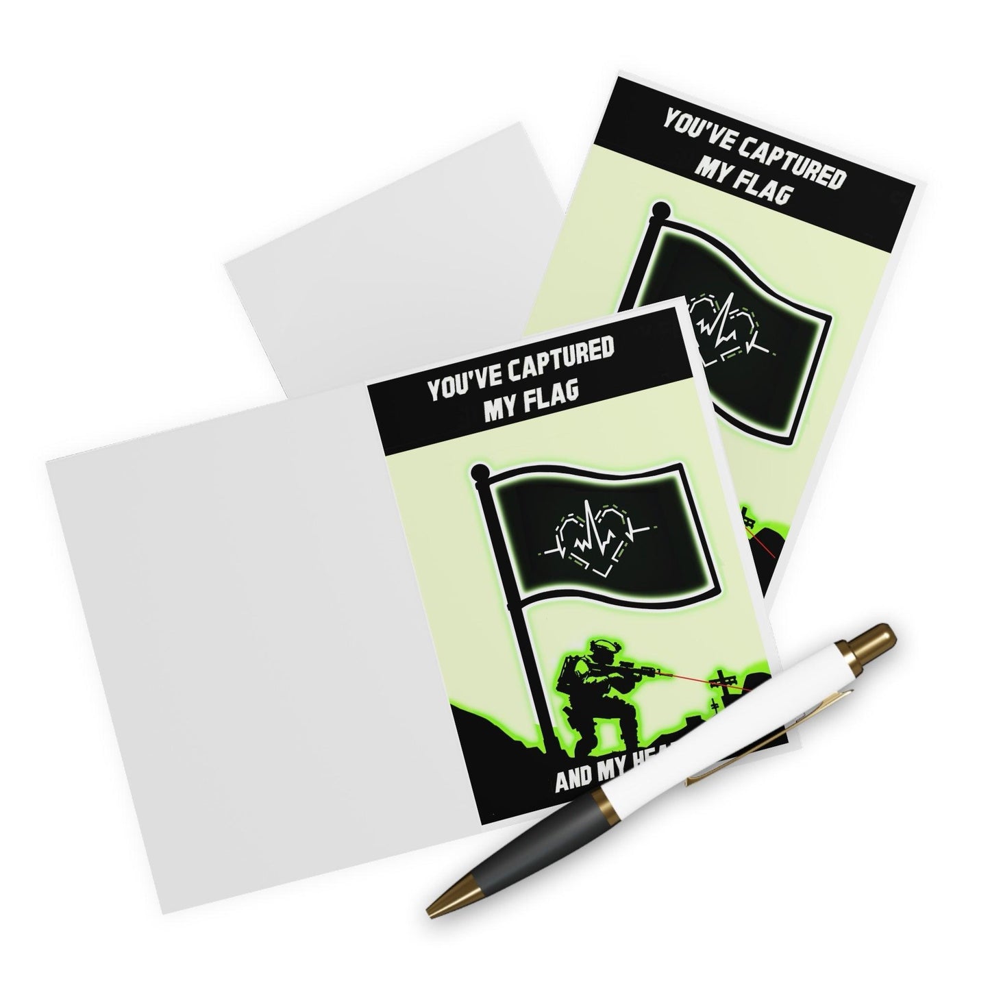 Capture My Heart – Funny Gamer Card